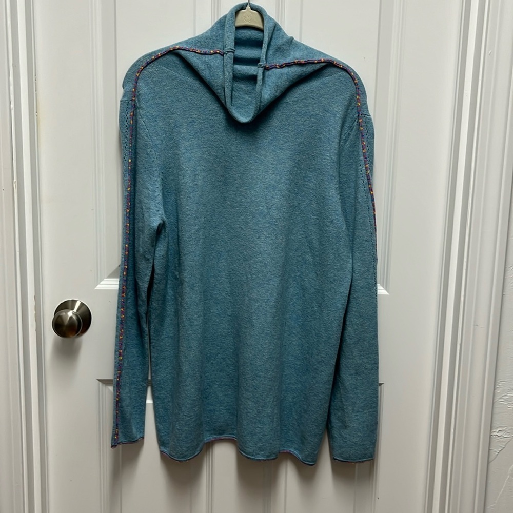 Nic & Zoe Cowlneck Tunic Sweater - Large‎